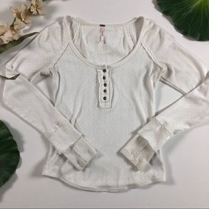 Free People long sleeve thermal top
